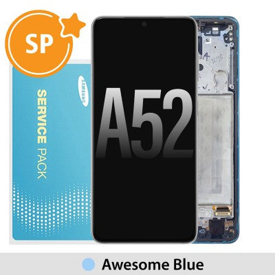 Tecguru-Samsung Galaxy A52 A525 / A526 OLED Screen Replacement GH82-25526A / GH82-25229A (Service Pack)-Awesome Black Tecguru-Samsung Galaxy A52 A525 / A526 OLED Screen Replacement GH82-25526A / GH82-25229A (Service Pack)-Awesome Black